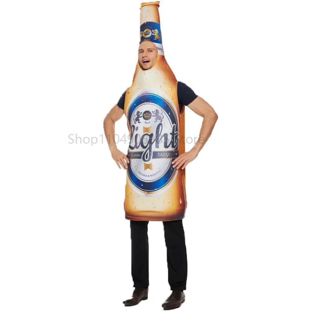 Opblaasbaar bierpul-kostuum voor volwassenen – one size fits all