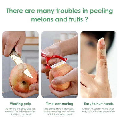 PeelPerfect™ – Fruitschiller met Ergonomische Greep | Snel & Moeiteloos Schillen