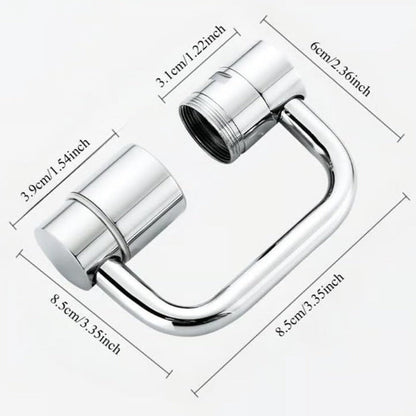 AquaRotate™ – Draaibare Kraansproeier met 1440° Rotatie voor Keuken & Badkamer