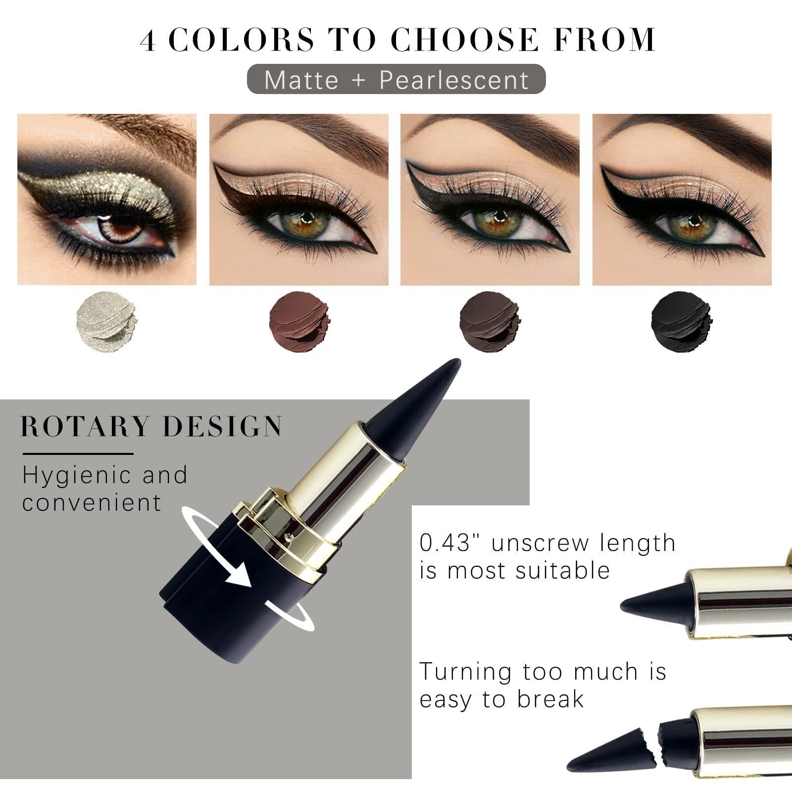 GlamLine™ – Matte, sneldrogende en precieze eyeliner [1 + 1 Gratis]
