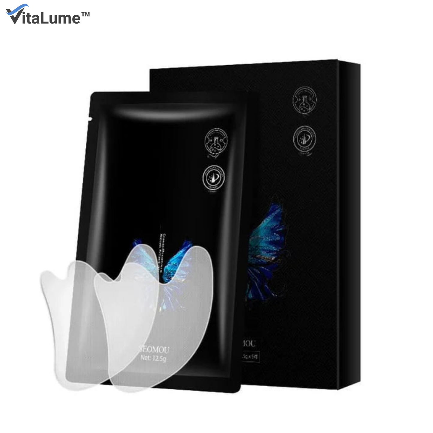 VitaLume™ Rimpelpatches met Hyaluronzuur & Microkristallen – Anti-Aging [1+1 Gratis]