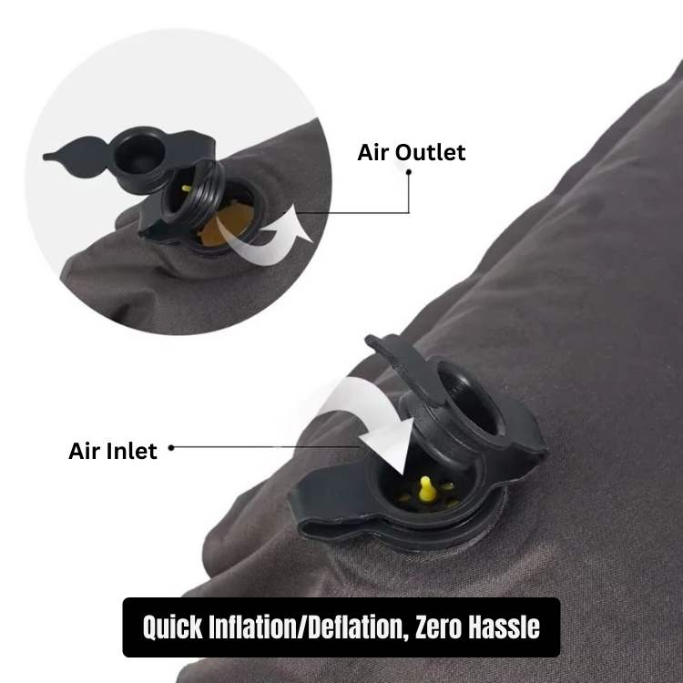 AeroRest™ – Ergonomisch Opblaasbaar Reiskussen voor Optimale Neksteun