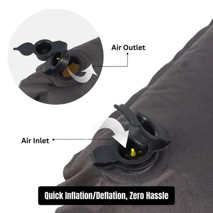 AeroRest™ – Ergonomisch Opblaasbaar Reiskussen voor Optimale Neksteun