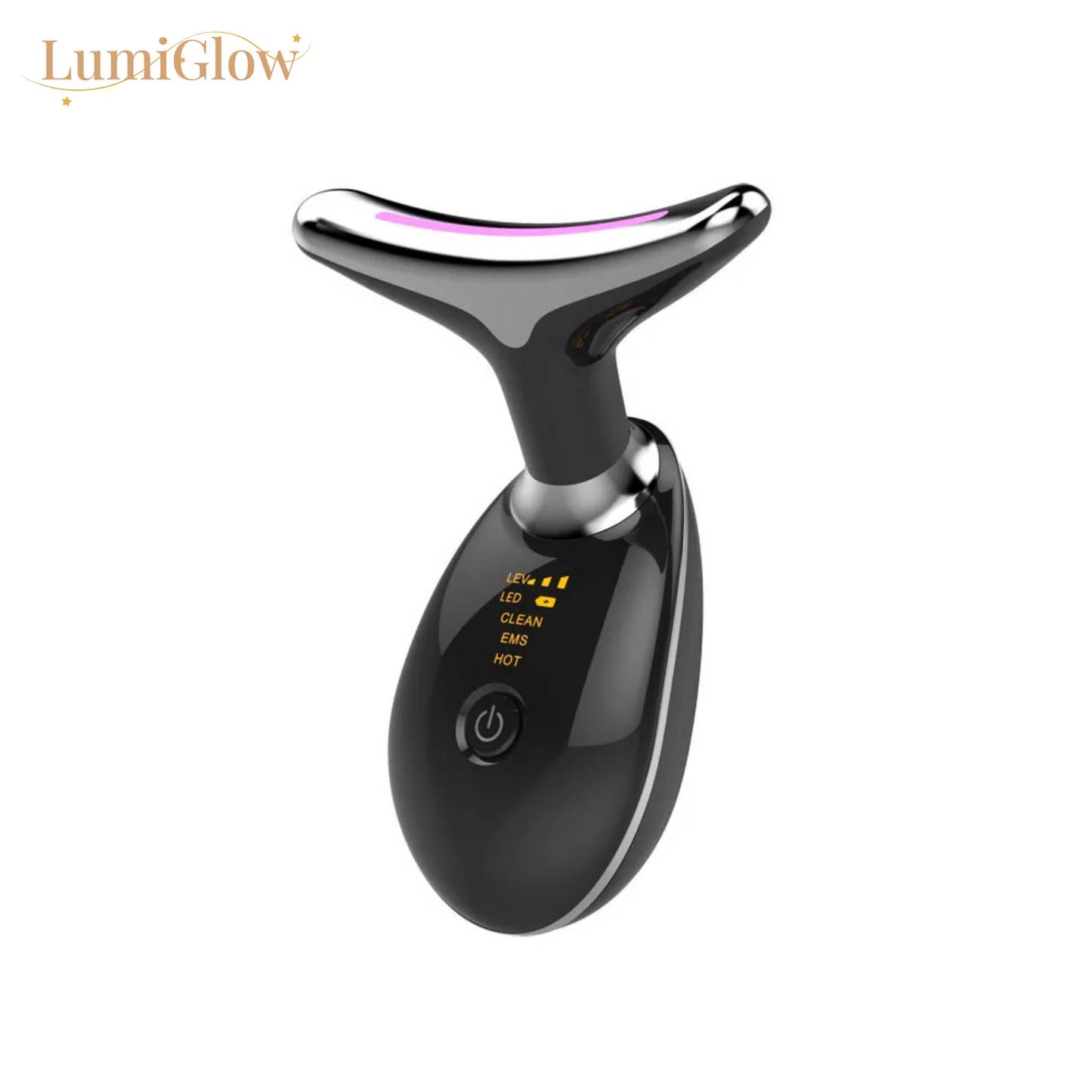 LumiGlow – EMS Anti-Rimpel Apparaat met LED-lichttherapie & Warmtefunctie