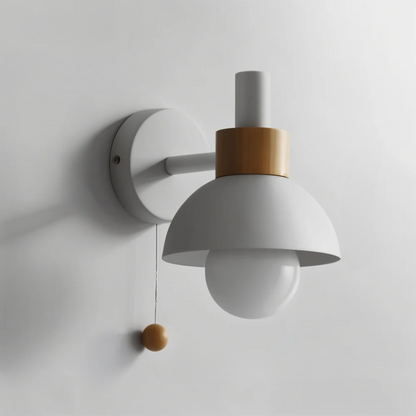 NordLume – Stijlvolle LED-wandlamp met trekschakelaar voor gezellig sfeerverlichting [50% korting]