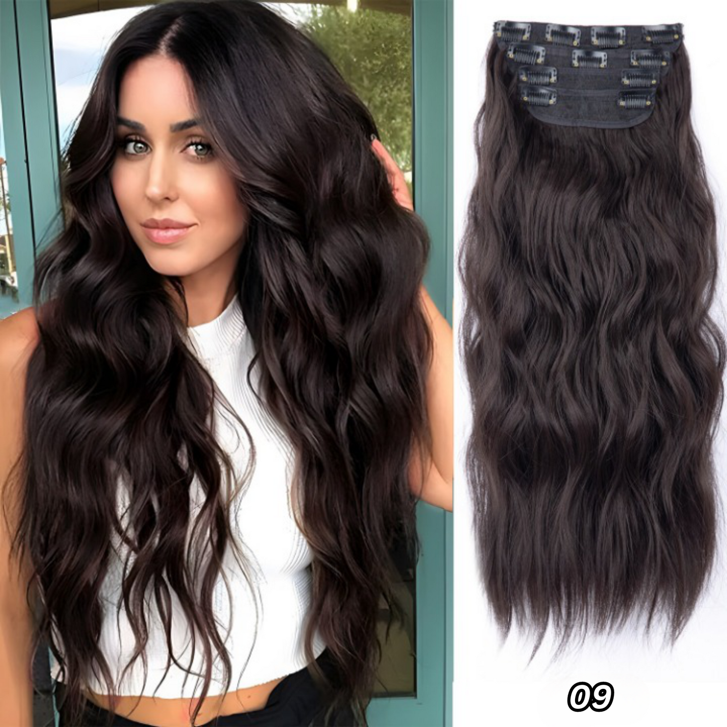 HairLink™ Clip-in Haarverlenging – Meer Volume & Lengte in Seconden