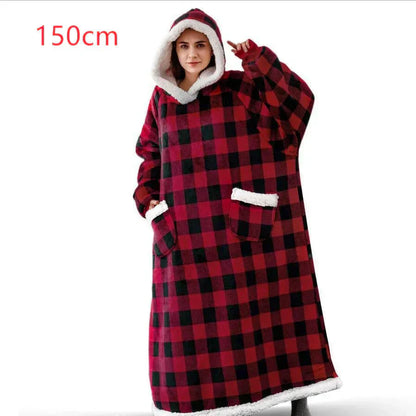 ComfyBlanket™ – Ultrawarme sherpa-fleece hoodie voor extra gezelligheid [50% Korting]