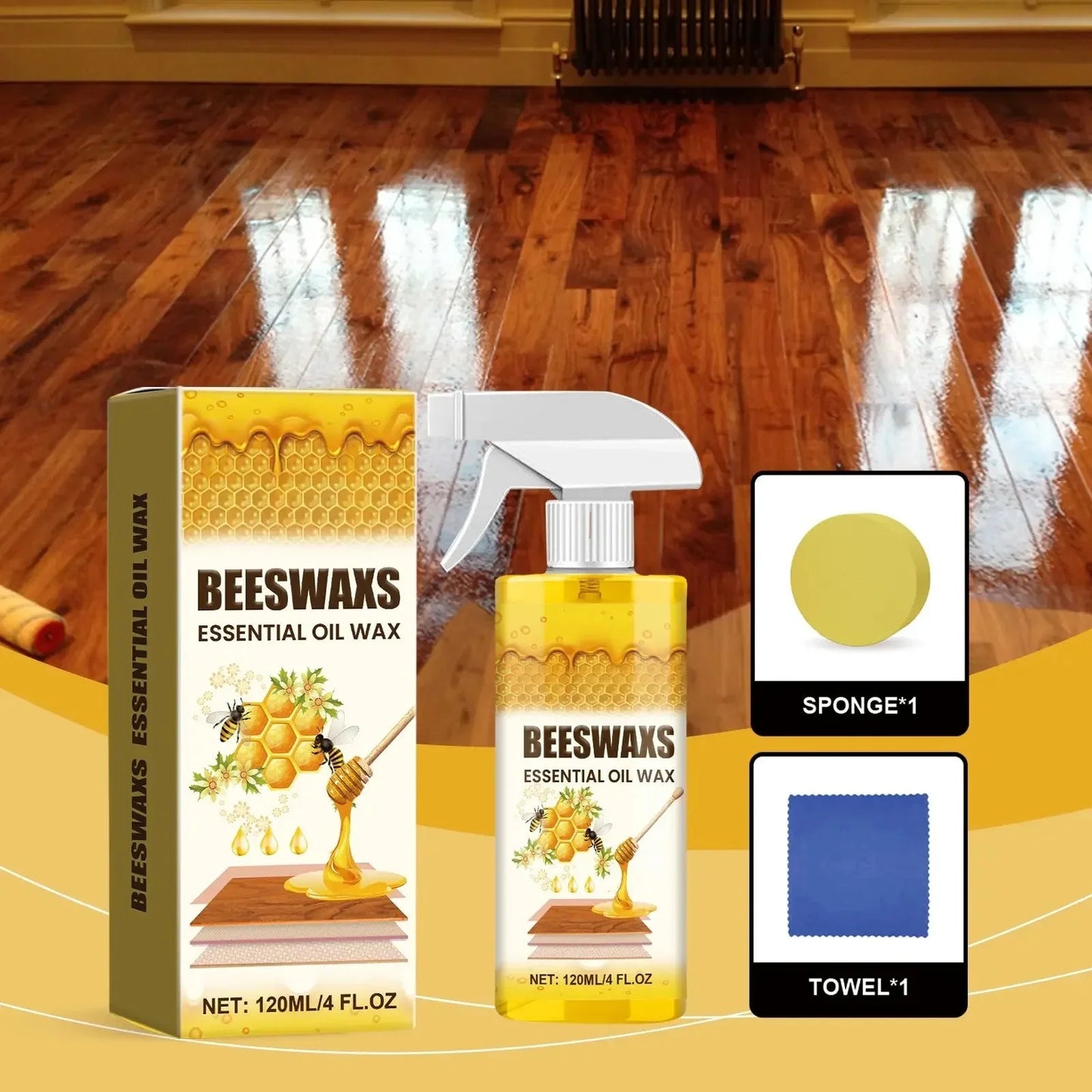 BeeShine – Bijenwas Houtpolish voor Natuurlijk Glanzende Houtoppervlakken [50% Korting]