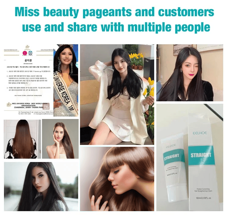 HairTouch™ – Gladmakende Keratine Haarcrème | Anti-Pluis & Glanzend Haar
