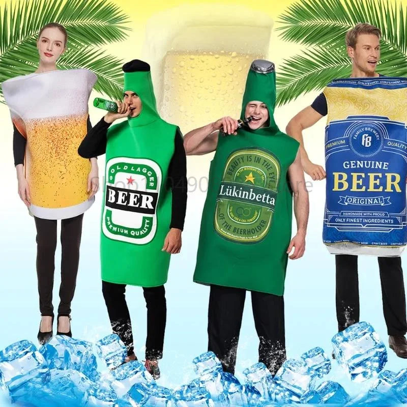 Opblaasbaar bierpul-kostuum voor volwassenen – one size fits all