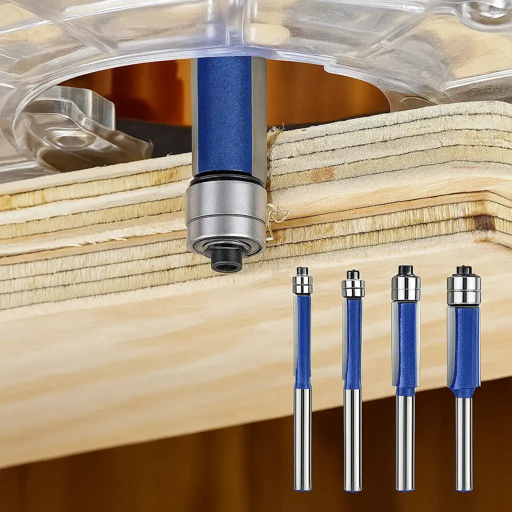 EdgeMaster™ – 4-delige Ontbraam- en Polijstset voor Metaal, Hout & Kunststof