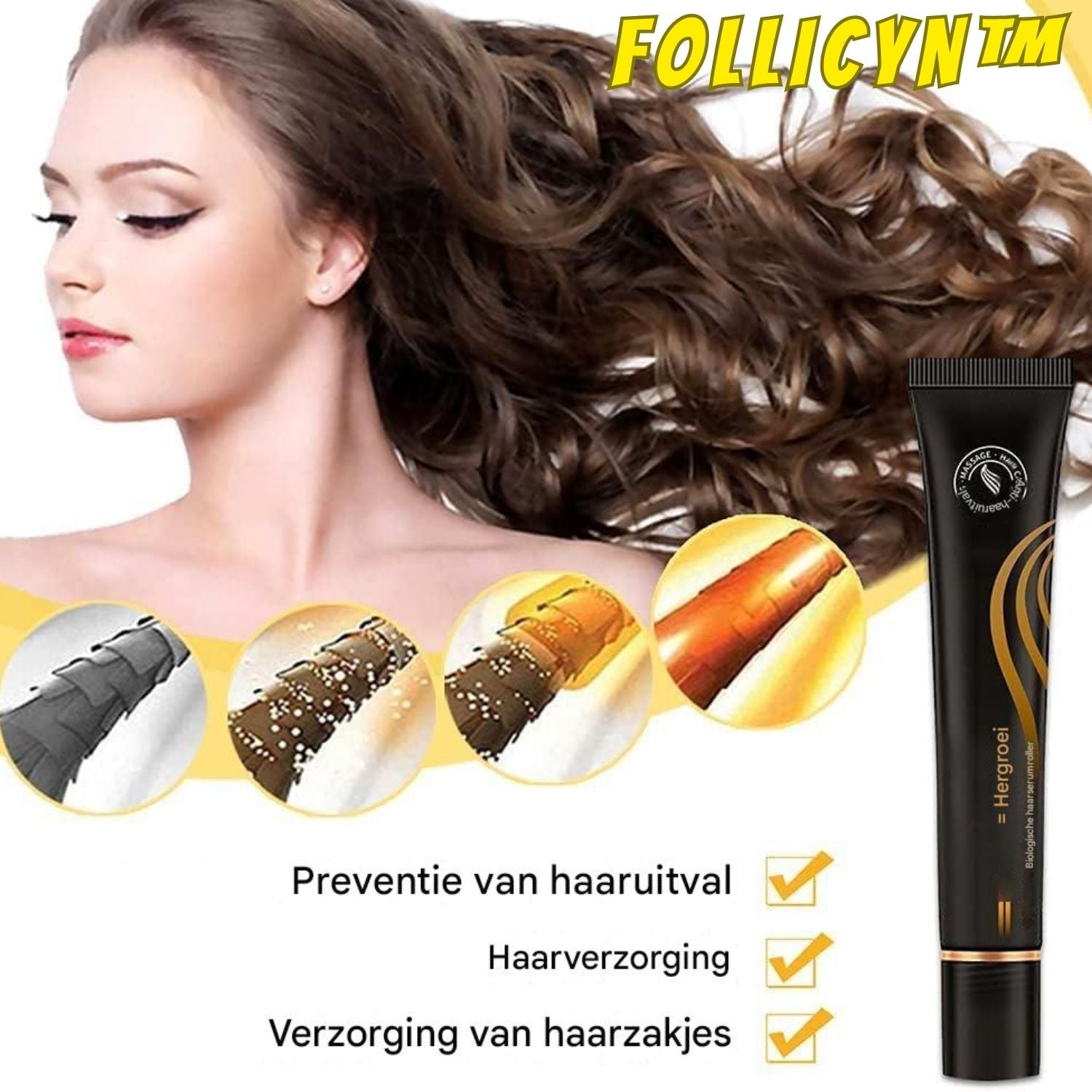 Follicyn™ - Biologisch haarserum roller [1 + 1 Gratis]