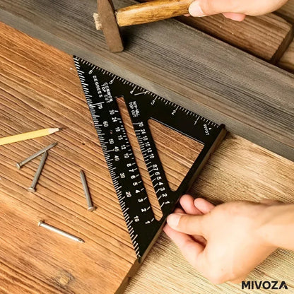 MeasurePro™ Multihoek Meetgereedschap – Precisie Hoekmeter voor Houtbewerking