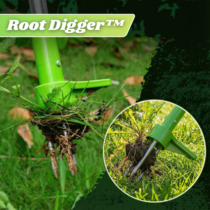 RootDigger – Ergonomische Onkruidverwijderaar met Wortelverwijdering