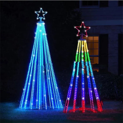 MerryGlow™ – Veelkleurige LED-kerstbomen | 50% korting