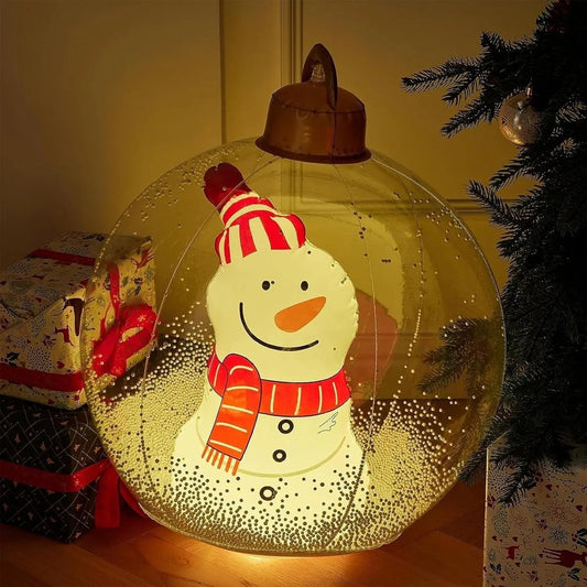 ChristBall™ – Opblaasbare kerstbal met licht, te bedienen met afstandsbediening [50% Korting]