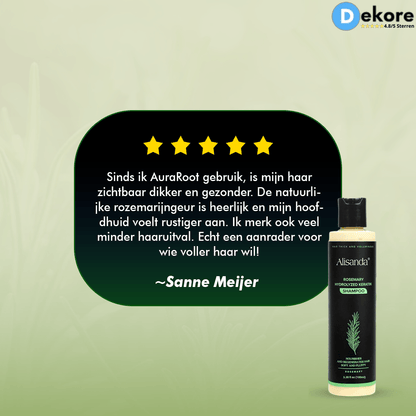 AuraRoot™ – Organische Rozemarijn Shampoo Voor Vol Haar [50% Korting]