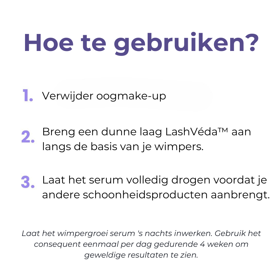 LashVeda™ Wimperserum – Langere & Dichtere Wimpers | 1+1 Gratis