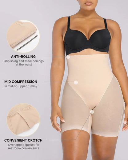 BootShape – Figurvormende High-Waist-Shorts voor een zelfverzekerde uitstraling | 50% korting