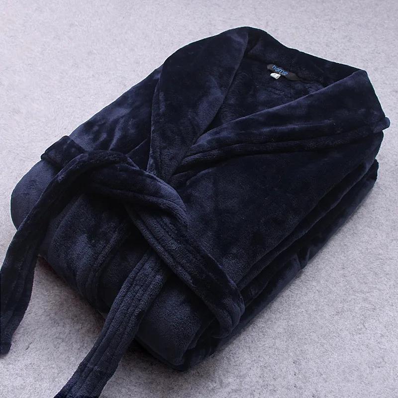 Unisex badjas van fleece en flanel – warm en ademend