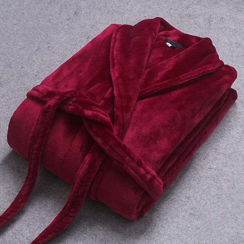 Unisex badjas van fleece en flanel – warm en ademend