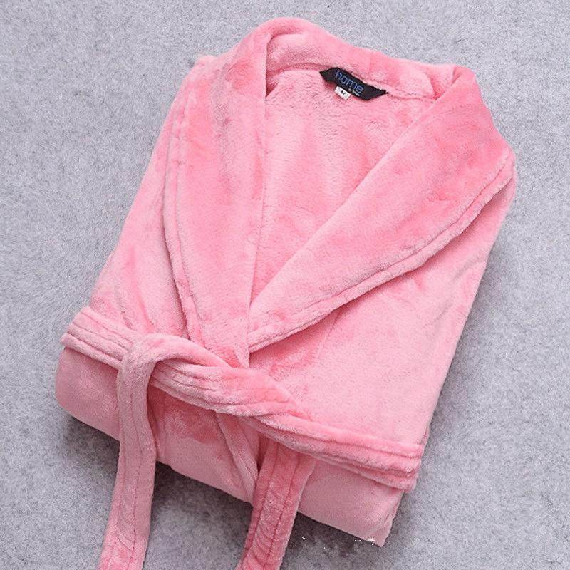 Unisex badjas van fleece en flanel – warm en ademend