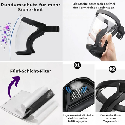 DefentShield™ – Volledige Gezichtsbescherming voor Jouw Gemoedsrust [50% Korting]