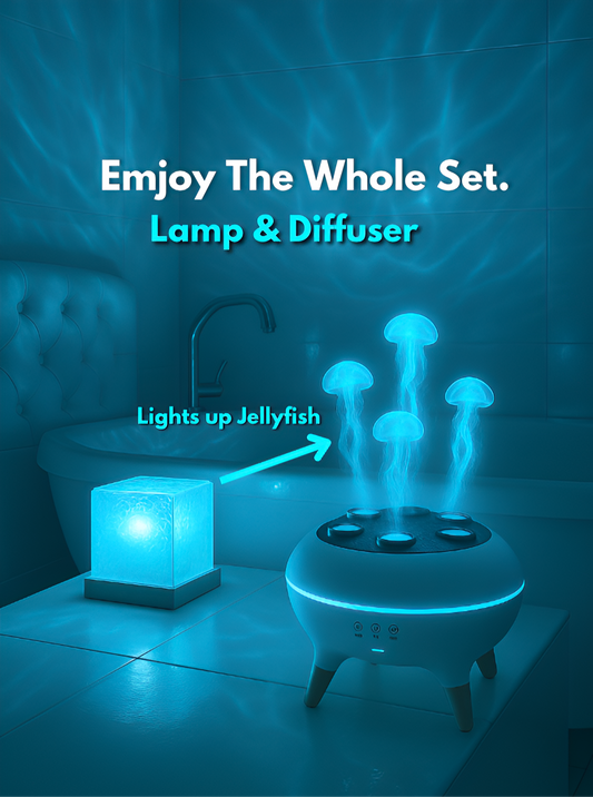 JellyWave – Aromadiffuser met fascinerende kwallen-nebeleffect | 50% korting