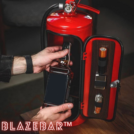 BlazeBar™ – Stijlvolle Minibar met Geïntegreerde Brandblusser [50% Korting]