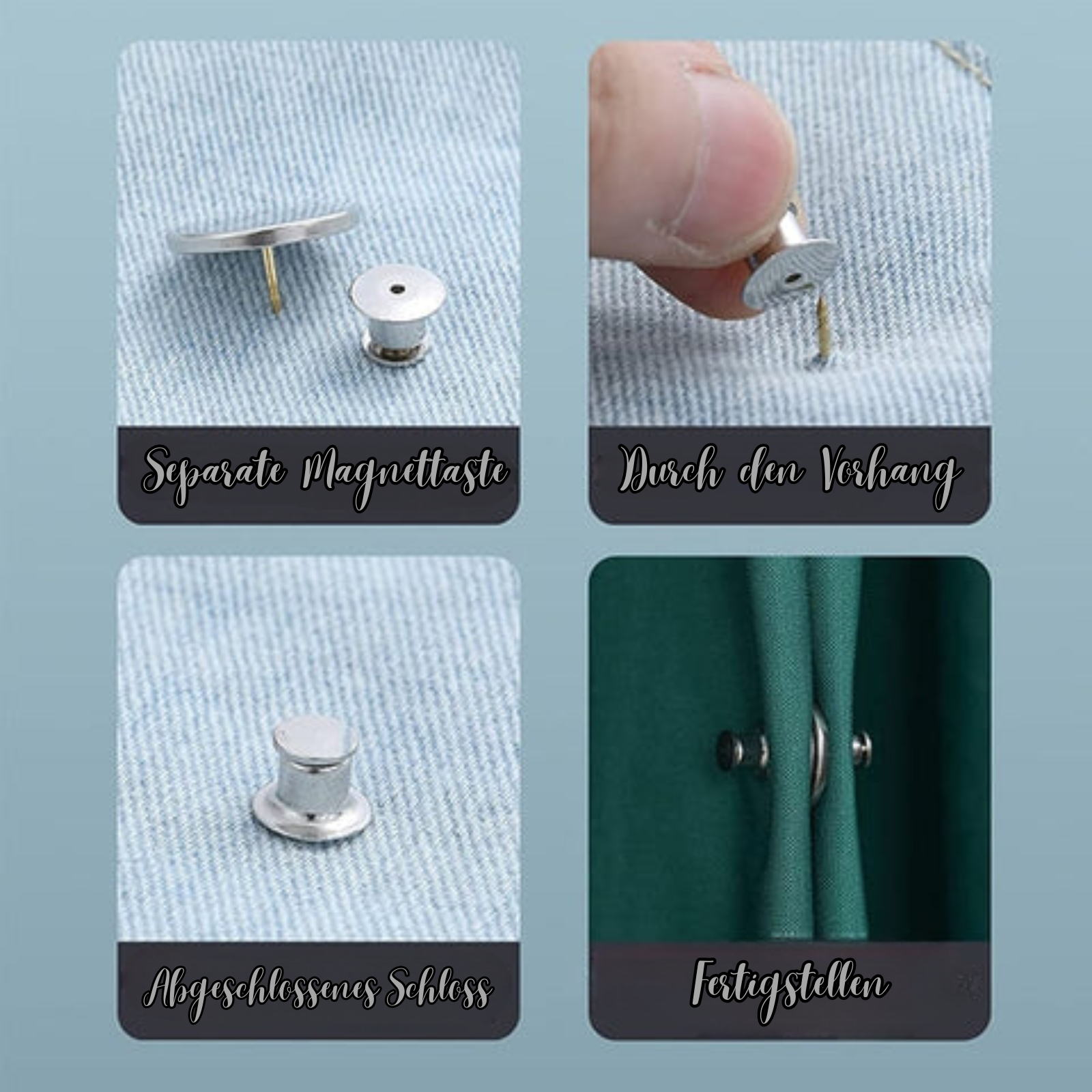 MagNique™ - Magnetische gordijnclip [5 + 5 Gratis]