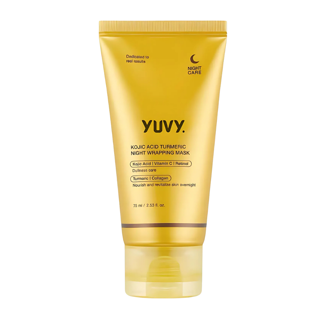 BrightMask™ – Overnight-peelingmasker met collageen, kurkuma en kojinezuur voor een stralende huid [50% Korting]