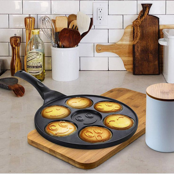 HappiPan™ – Smiley-pannenkoekenpan voor vrolijk ontbijtplezier [50% Korting]