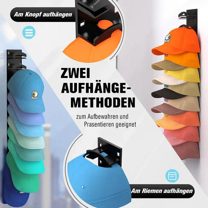 Clevere™ Pettenhouder – Wandrek voor 10 Caps | Vormvast & Stijlvol
