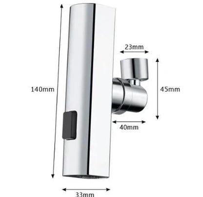HydroTwist™ – Slimme Waterbesparende Keukenkraan met 4 Straalmodi & 1080° Rotatie
