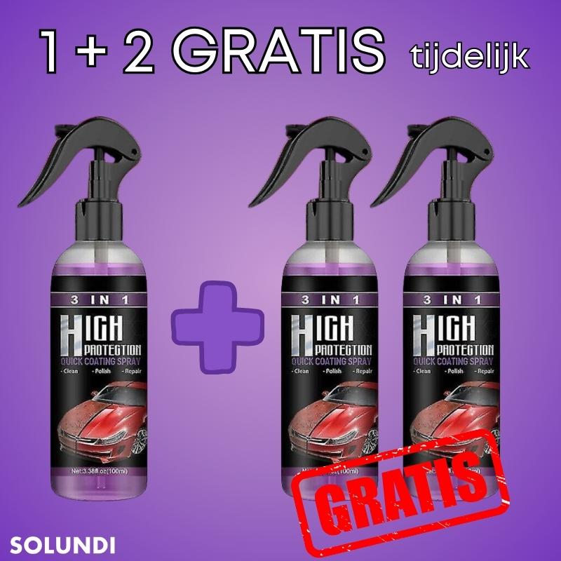 CarSpray – 3-in-1 Autoreiniger voor perfecte autoverzorging [1 + 1 Gratis]