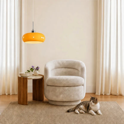 Glazen hanglamp in Nordic Bauhaus-stijl voor elke ruimte