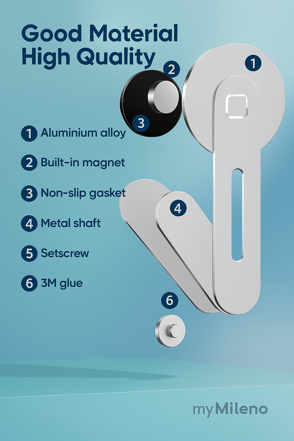 MagMate™ – Sterke magnetische telefoonhouder voor stevige grip overal [1 + 1 Gratis]