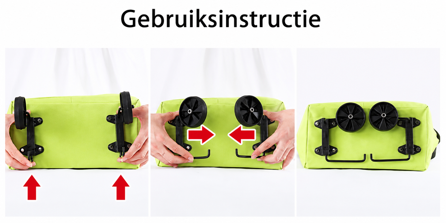 FlexiCart – Winkelen zonder sjouwen – compact, rollend, praktisch [50% korting]