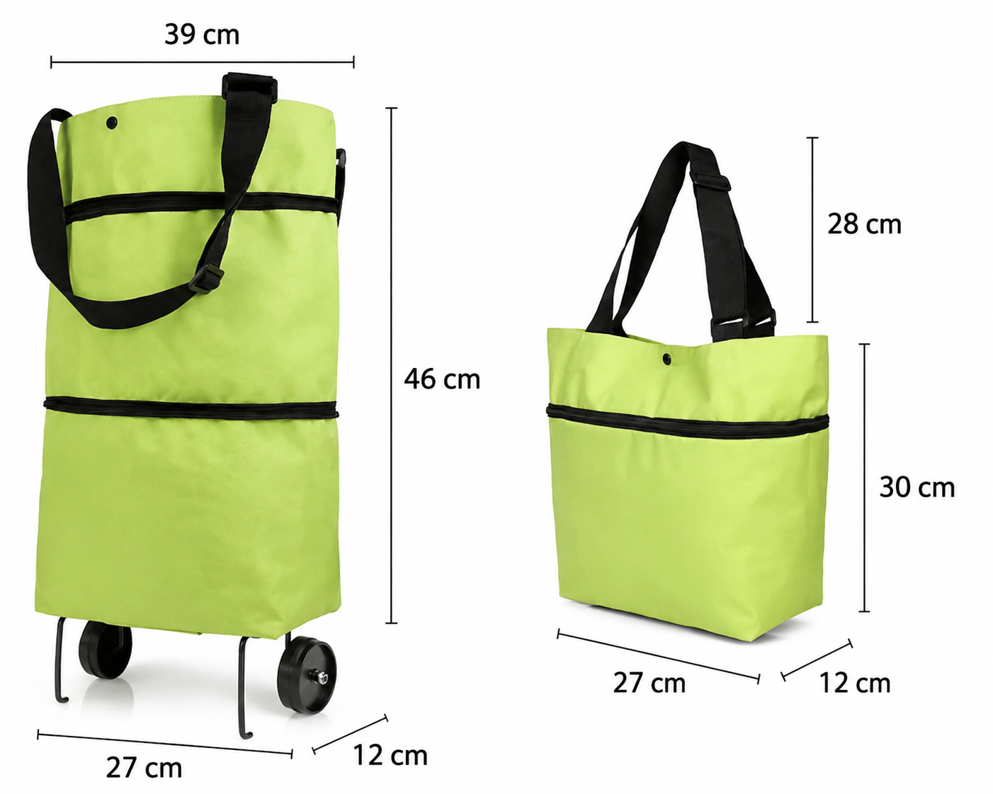 FlexiCart – Winkelen zonder sjouwen – compact, rollend, praktisch [50% korting]