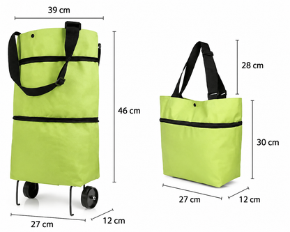 FlexiCart – Winkelen zonder sjouwen – compact, rollend, praktisch [50% korting]