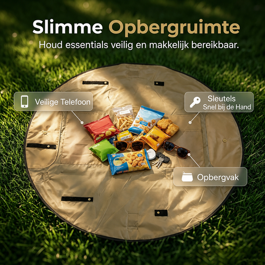 PicnicFlip – Draagtas en picknickdeken in één | 50% korting