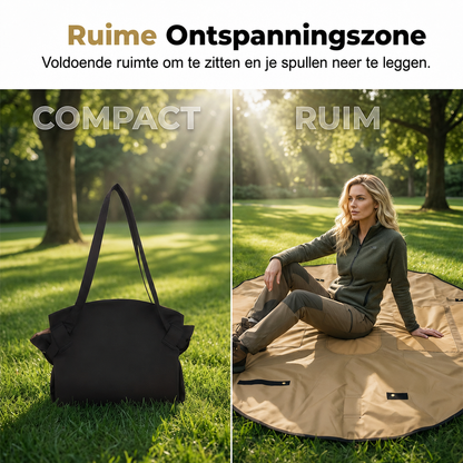 PicnicFlip – Draagtas en picknickdeken in één | 50% korting