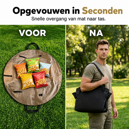 PicnicFlip – Draagtas en picknickdeken in één | 50% korting