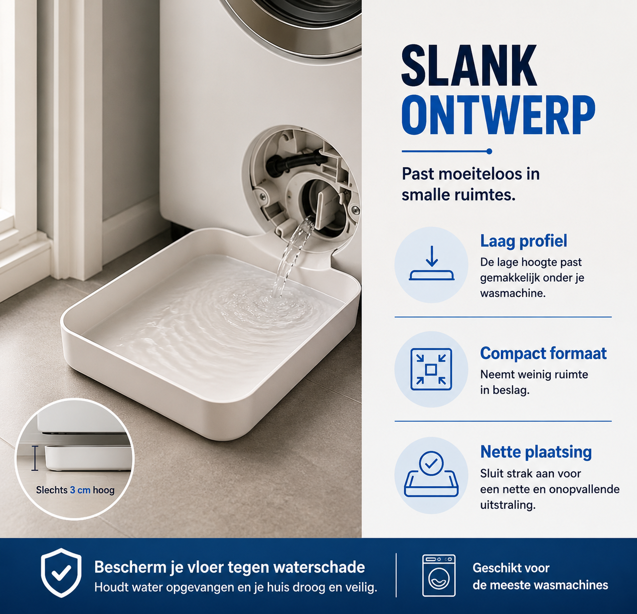 AquaCatch – Geen druppel meer op de vloer bij het reinigen van uw wasmachinefilter [50% korting]