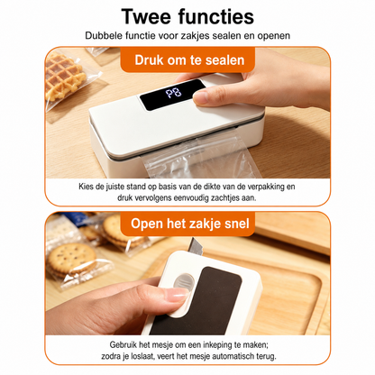 SealMate – Snacks langer vers, zakken veilig gesloten | 50% korting