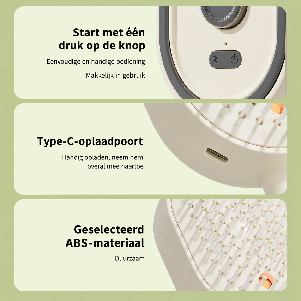 GlowBrush – Ontwarren, Verfrissen en Verzorgen in één Stap | 50% Korting