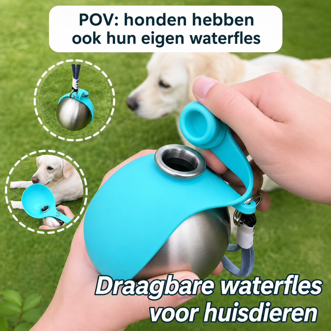 DogSip – Altijd vers water voor uw hond onderweg | 50% korting