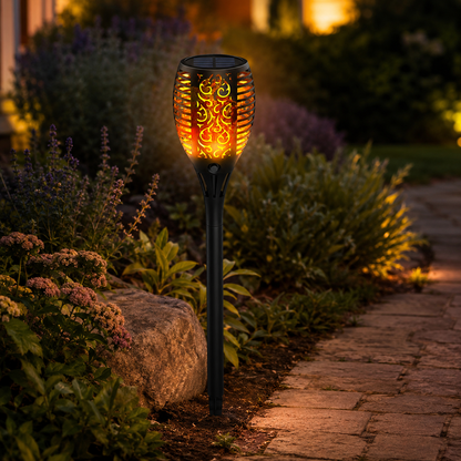 SolarTorch – Warme Zonne-verlichting voor uw Tuin [50% Korting]
