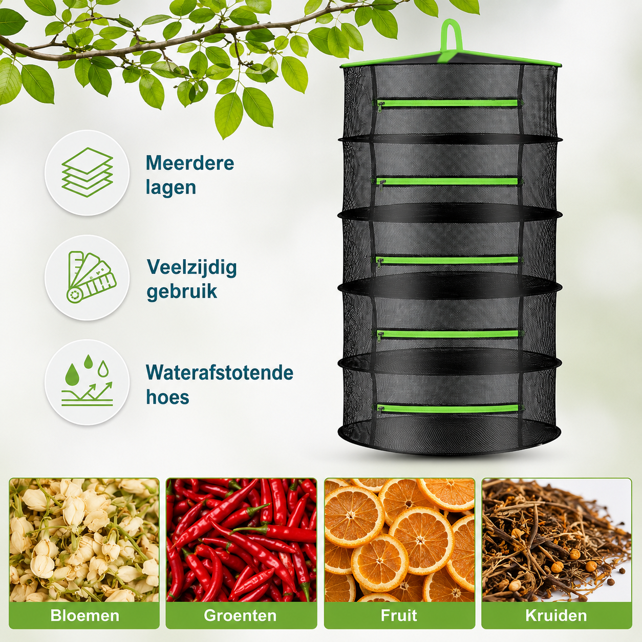 HerbRack – Kruiden drogen makkelijk gemaakt | 50% korting