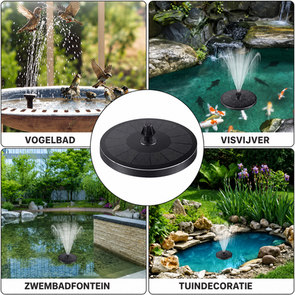 SolarSpray – Zonnebetreven Fontein voor uw Vijver | 50% Korting